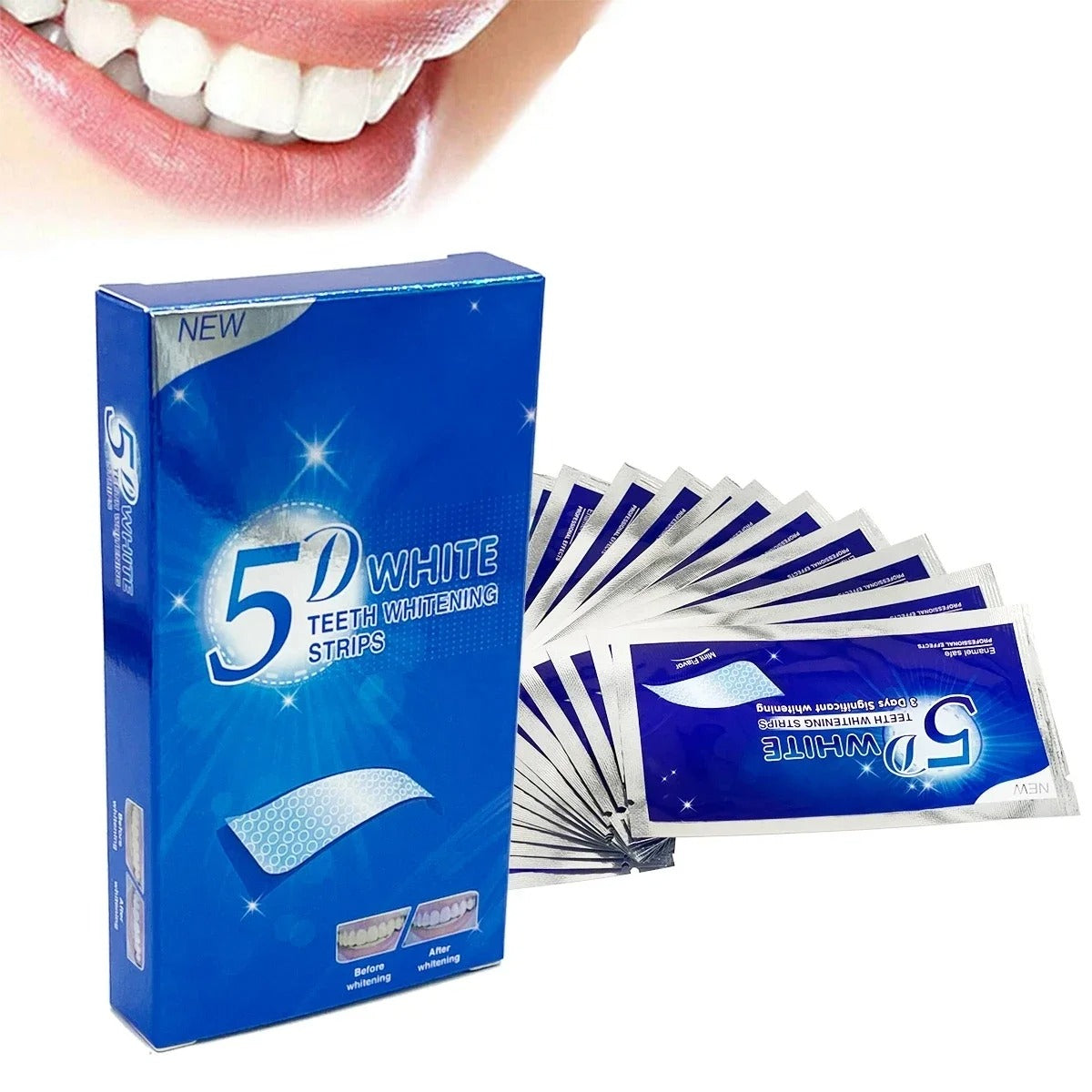 5D Teeth Whitening Strips